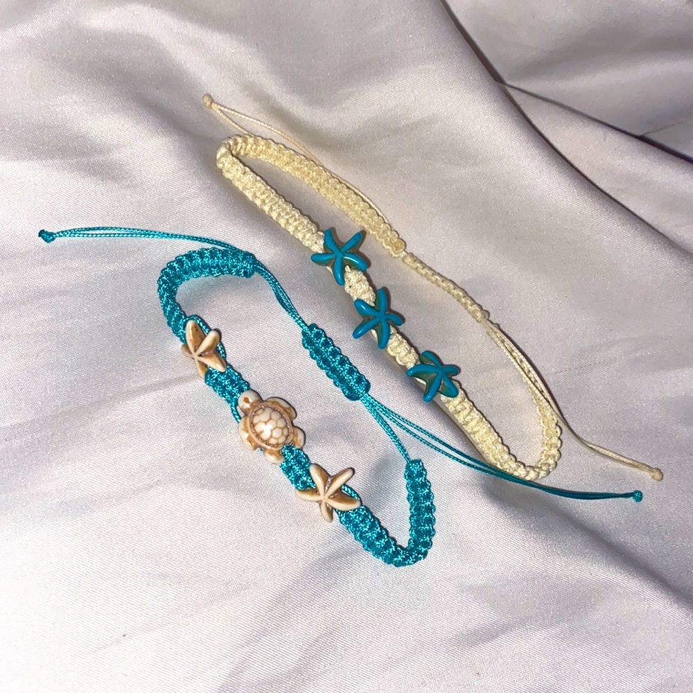 Bracelet and anklet set, perfect condition